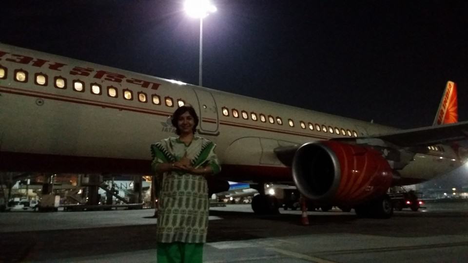 Aditi Khandekar at Air India