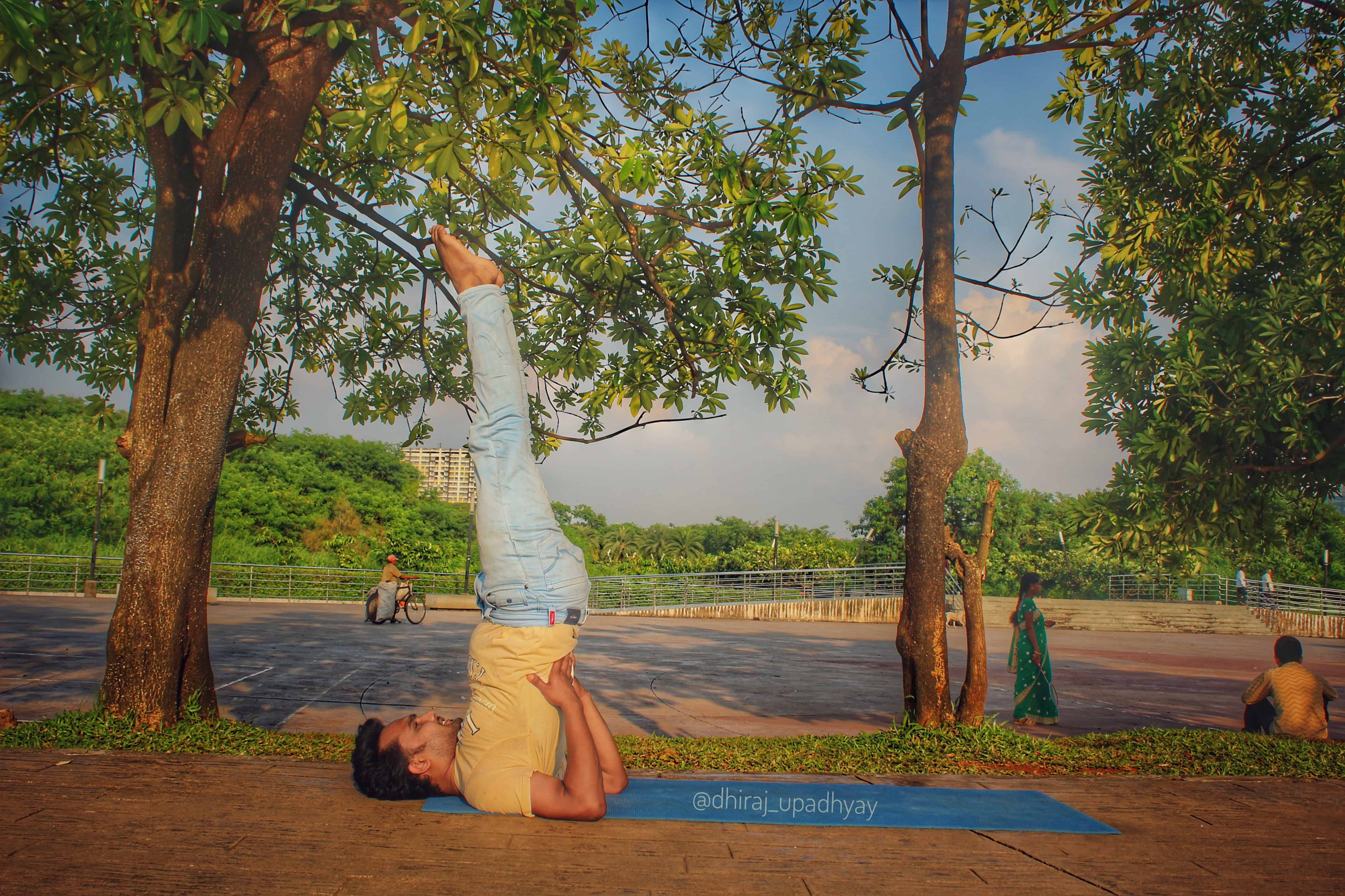 Sarvangasana | Yoga for healthy skin